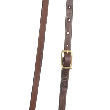 Muserolle pour bridon one-ear Pool’s avec boucles laiton