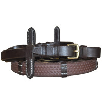 Rênes Eventer avec arrêtoirs 16 mm Chetak Marron Rênes Eventer avec arrêtoirs 16 mm Chetak Marron