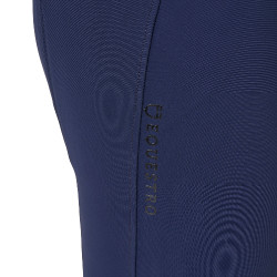 Pantalon d’équitation femme Equestro grip genoux taille haute Marine blazer Bleu marine