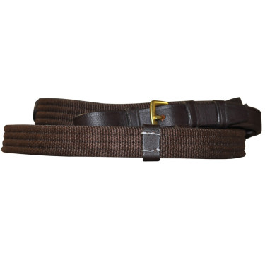 Rênes tissu avec arrêtoirs 19 mm Chetak Rênes tissu avec arrêtoirs 19 mm Chetak