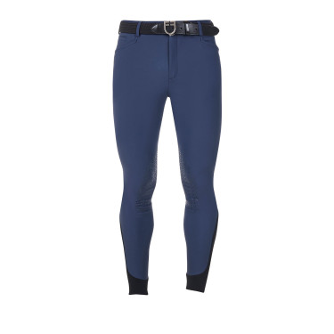 Pantalon d’équitation homme Equestro x FISE grip genoux Marine blazer Bleu marine Pantalon d’équitation homme Equestro x FISE grip genoux Marine blazer Bleu marine
