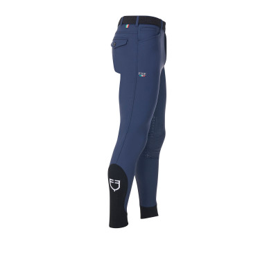 Pantalon d’équitation homme Equestro x FISE grip genoux Marine blazer Bleu marine Pantalon d’équitation homme Equestro x FISE grip genoux Marine blazer Bleu marine