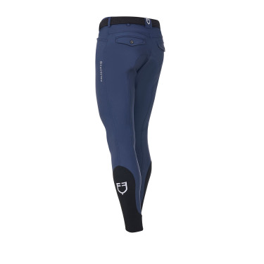 Pantalon d’équitation homme Equestro x FISE grip genoux Marine blazer Bleu marine Pantalon d’équitation homme Equestro x FISE grip genoux Marine blazer Bleu marine