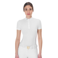Polo body de concours Equestro femme manches courtes Ballerine Rose