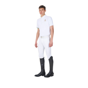 Polo de concours homme Equestro x FISE manches courtes Polo de concours homme Equestro x FISE manches courtes