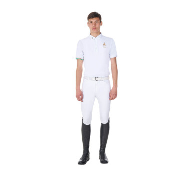 Polo de concours homme Equestro x FISE manches courtes Polo de concours homme Equestro x FISE manches courtes