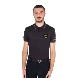 Polo homme Equestro Scuderia manches courtes Noir Polo homme Equestro Scuderia manches courtes Noir