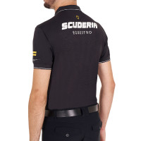 Polo homme Equestro Scuderia manches courtes Noir Polo homme Equestro Scuderia manches courtes Noir