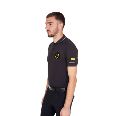 Polo homme Equestro Scuderia manches courtes Noir Polo homme Equestro Scuderia manches courtes Noir