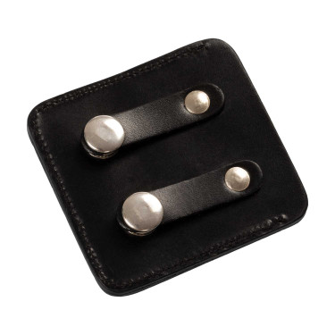 Porte-numéro de concours Equestro 3 chiffres 9×8 cm Noir