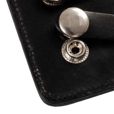 Porte-numéro de concours Equestro 3 chiffres 9×8 cm Noir