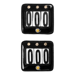 Porte-numéro de concours Equestro avec cristaux