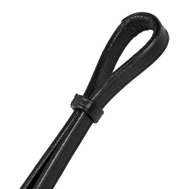 Rênes de dressage Supreme doubles Noir Rênes de dressage Supreme doubles Noir