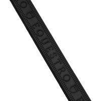 Rênes en caoutchouc Equestro grip en relief et finitions argentées Noir Rênes en caoutchouc Equestro grip en relief et finitions argentées Noir