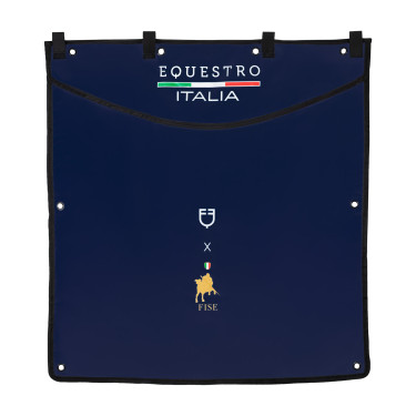 Tenture de box long Equestro x FISE avec logo brodé