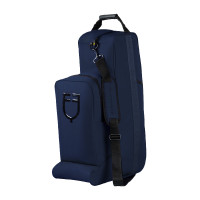 Sac à bottes et casque Equestro en Cordura Marine Bleu marine