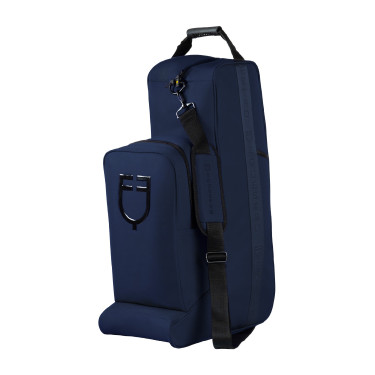 Sac à bottes et casque Equestro en Cordura Marine Bleu marine