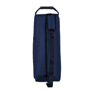 Sac à bottes et casque Equestro en Cordura Marine Bleu marine
