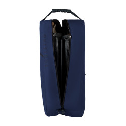 Sac à bottes et casque Equestro en Cordura Marine Bleu marine