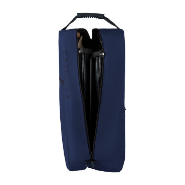 Sac à bottes et casque Equestro en Cordura Marine Bleu marine