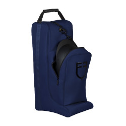 Sac à bottes et casque Equestro en Cordura Marine Bleu marine