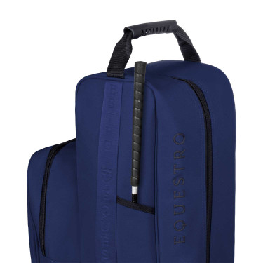 Sac à bottes et casque Equestro en Cordura Marine Bleu marine