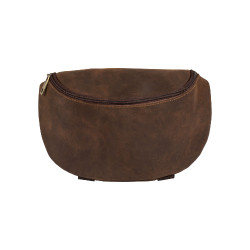 Sac pommeau en cuir Pool’s Marron