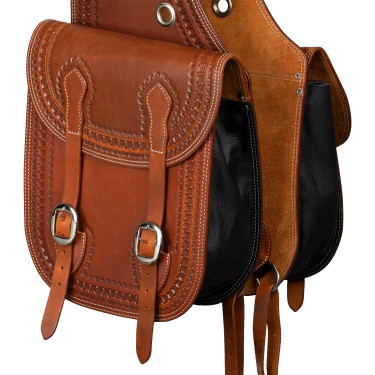 Sacoche Pool's Bisaccia Handtooled