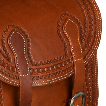 Sacoche Pool's Bisaccia Handtooled