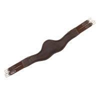 Sangle anatomique Equestro en cuir Marron foncé