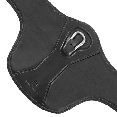 Sangle bavette Equestro en cuir Noir