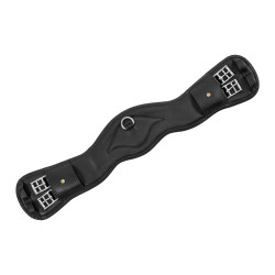 Sangle de dressage Equestro en cuir souple Noir Sangle de dressage Equestro en cuir souple Noir