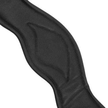 Sangle de dressage Equestro en cuir souple Noir Sangle de dressage Equestro en cuir souple Noir