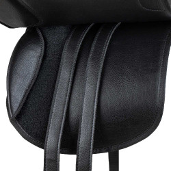 Selle complète Shetland avec poignée Supreme Noir