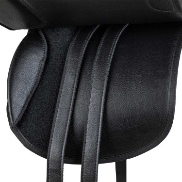 Selle complète Shetland avec poignée Supreme Noir