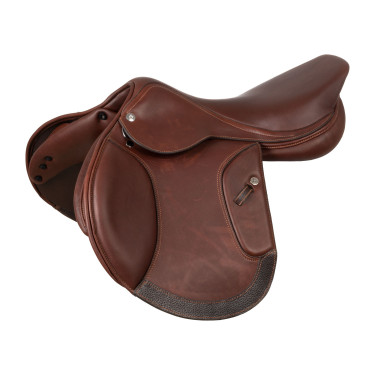Selle d'obstacle Acavallo Comfort Sublime KC Race 1.6 Marron foncé