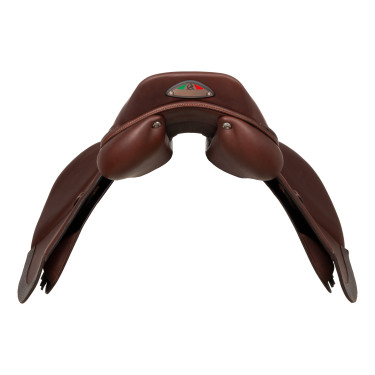 Selle d'obstacle Acavallo Comfort Sublime KC Race 1.6 Marron foncé