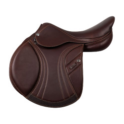 Selle d'obstacle Acavallo Comfort Sublime KC Race 2.4 Marron foncé