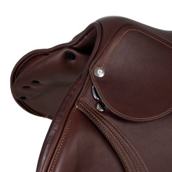 Selle d'obstacle Acavallo Comfort Sublime KC Race 2.4 Marron foncé