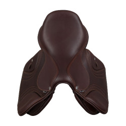 Selle d'obstacle Acavallo Comfort Sublime KC Race 2.6 Marron foncé
