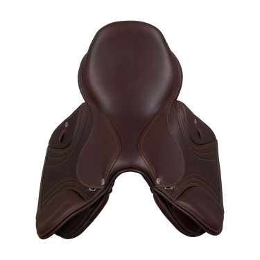 Selle d'obstacle Acavallo Comfort Sublime KC Race 2.6 Marron foncé