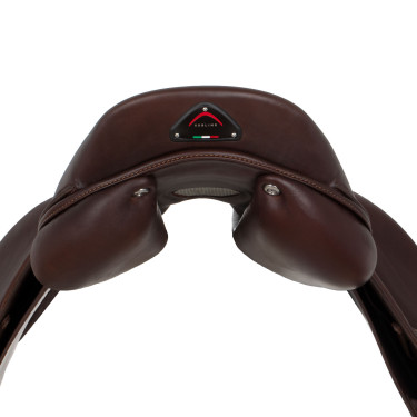 Selle d'obstacle Acavallo Comfort Sublime KC Race 2.6 Marron foncé