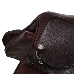 Selle d'obstacle Acavallo Professional Sublime KC Race 1.6 Marron foncé