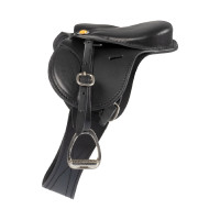 Selle d'obstacle Equestro pour cheval jouet Noir Selle d'obstacle Equestro pour cheval jouet Noir