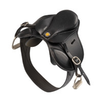 Selle d'obstacle Equestro pour cheval jouet Noir Selle d'obstacle Equestro pour cheval jouet Noir