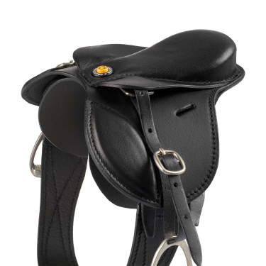 Selle d'obstacle Equestro pour cheval jouet Noir