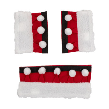 Set Christmas Supreme couvre-muserolle + protections de montants Set Christmas Supreme couvre-muserolle + protections de montants