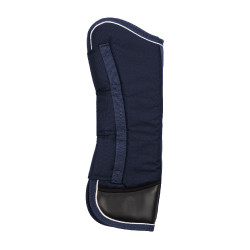 Set guêtres de transport et protège-queue Equestro patch en caoutchouc Marine Bleu marine