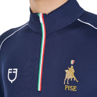 Sous-couche d’entraînement homme Equestro x FISE Marine blazer Bleu marine Sous-couche d’entraînement homme Equestro x FISE Marine blazer Bleu marine