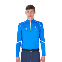 Sous-couche d’entraînement homme Equestro x FISE Marine blazer Bleu marine